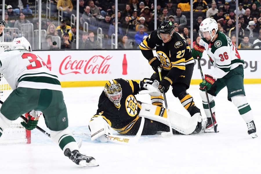 NHL: Minnesota Wild at Boston Bruins