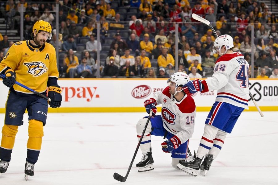 NHL: Montreal Canadiens at Nashville Predators