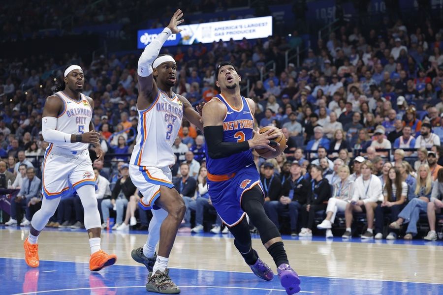NBA: New York Knicks at Oklahoma City Thunder