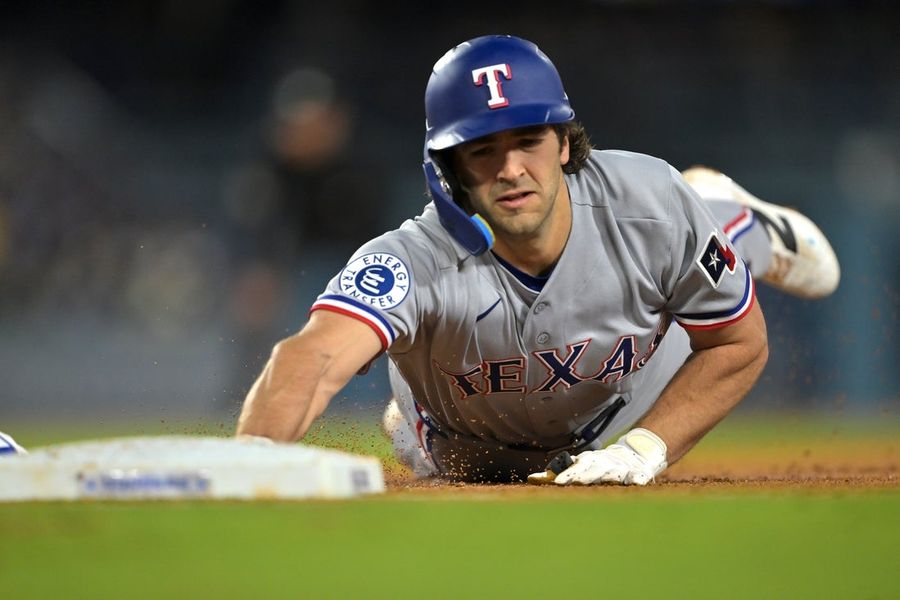 MLB: Texas Rangers at Los Angeles Dodgers