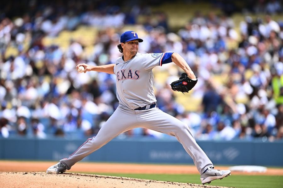 MLB: Texas Rangers at Los Angeles Dodgers