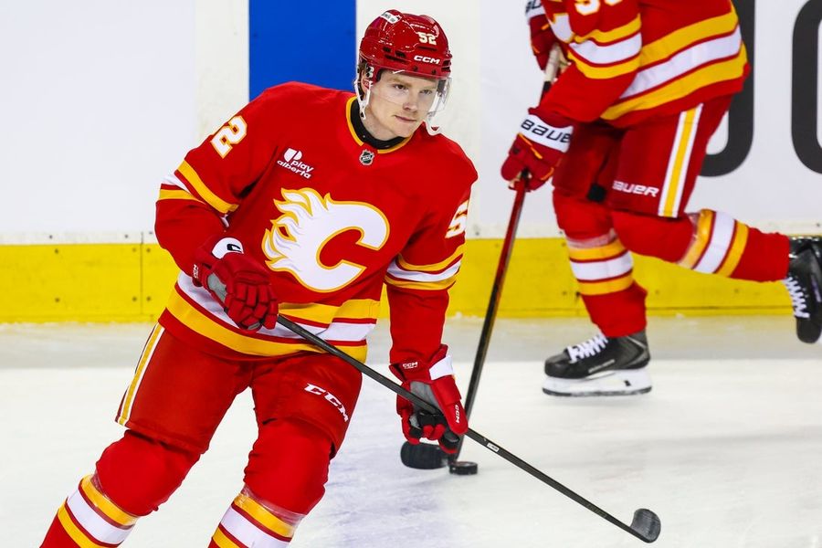 NHL: Utah Mammoth at Calgary Flames