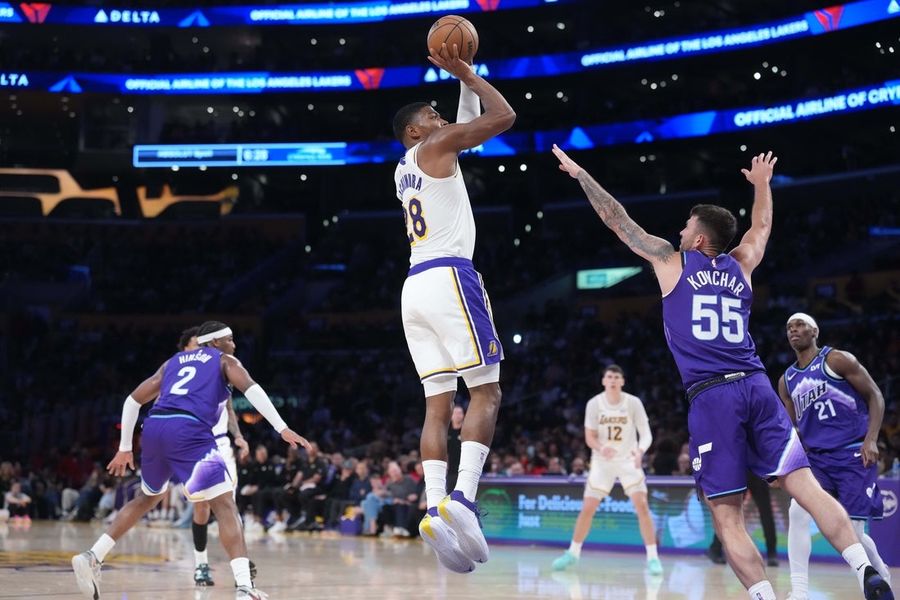 NBA: Utah Jazz at Los Angeles Lakers