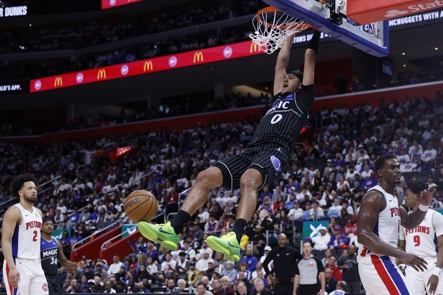 NBA: Playoffs-Orlando Magic at Detroit Pistons