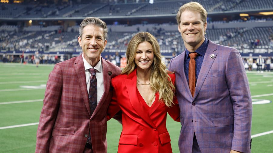 AI-generated Kevin Burkhardt and Greg Olsen lapse into an existential crisis during the Super Bowl