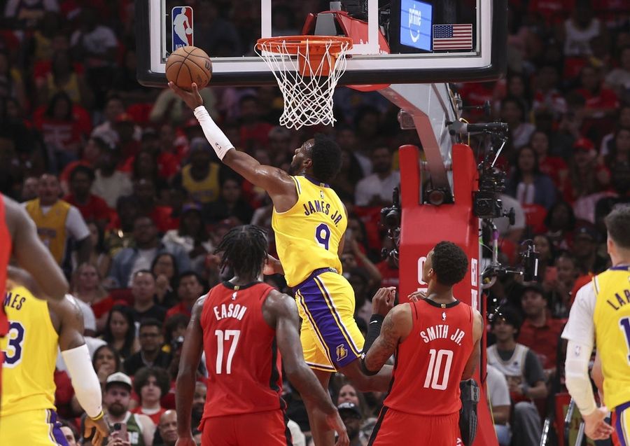 NBA: Playoffs-Los Angeles Lakers at Houston Rockets