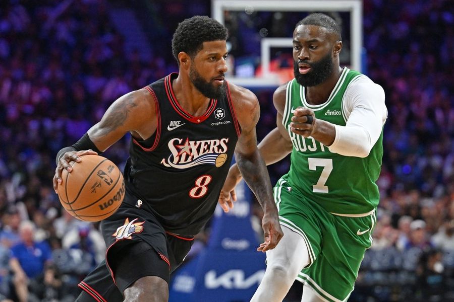 Reports: Celtics trade Jaylen Brown to 76ers for Paul George, 4 picks