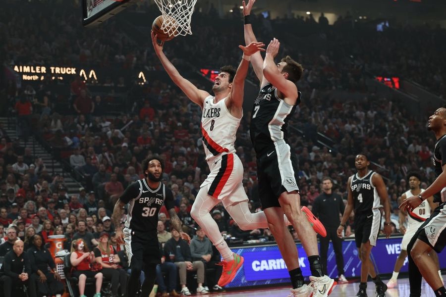 NBA: Playoffs-San Antonio Spurs at Portland Trail Blazers