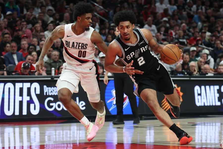 Backcourt play re-energizes Spurs against Blazers heading into Game 4