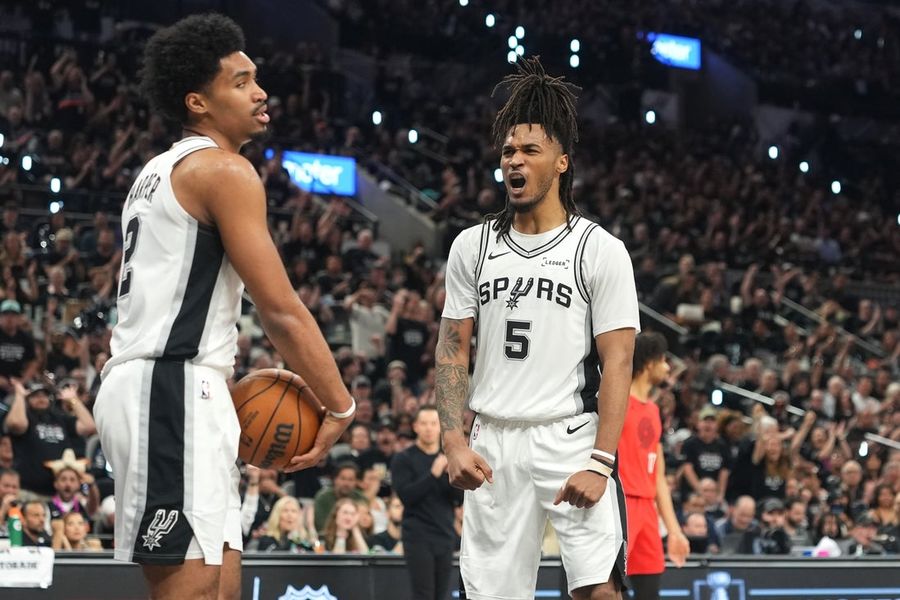 NBA: Playoffs-Portland Trail Blazers at San Antonio Spurs