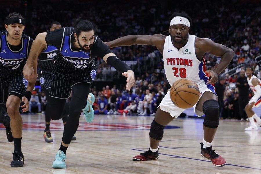 NBA: Playoffs-Orlando Magic at Detroit Pistons