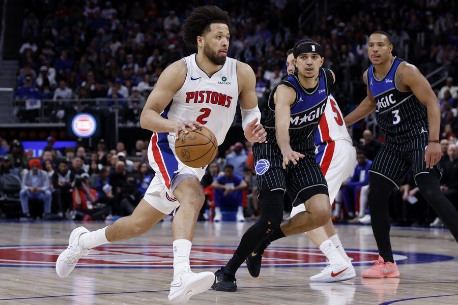 NBA: Playoffs-Orlando Magic at Detroit Pistons