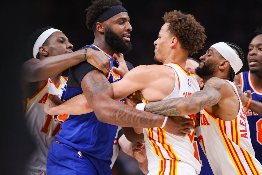 NBA: Playoffs-New York Knicks at Atlanta Hawks