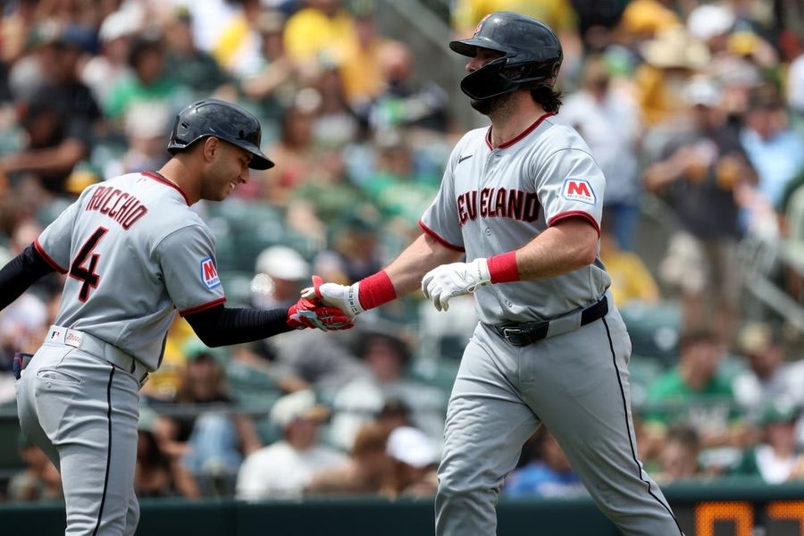 MLB: Cleveland Guardians at Athletics
