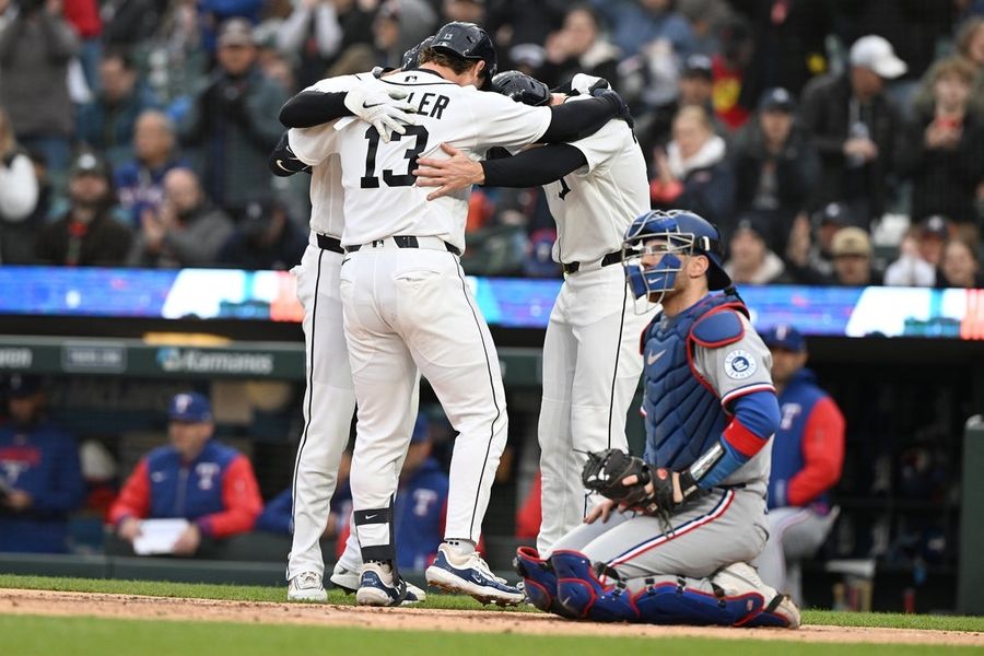 MLB: Texas Rangers at Detroit Tigers