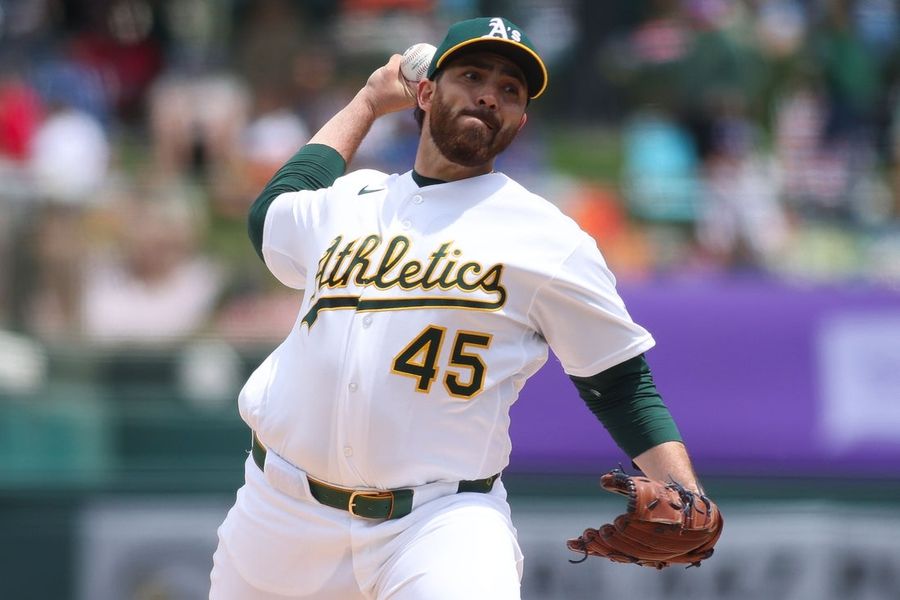 MLB: Cleveland Guardians at Athletics