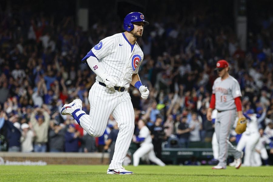 MLB: Cincinnati Reds at Chicago Cubs