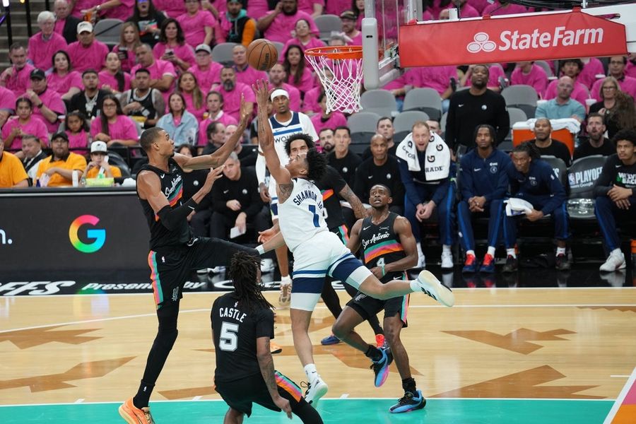 NBA: Playoffs-Minnesota Timberwolves at San Antonio Spurs
