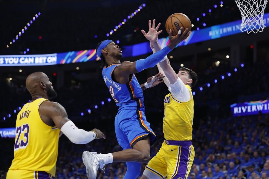 NBA: Playoffs-Los Angeles Lakers at Oklahoma City Thunder