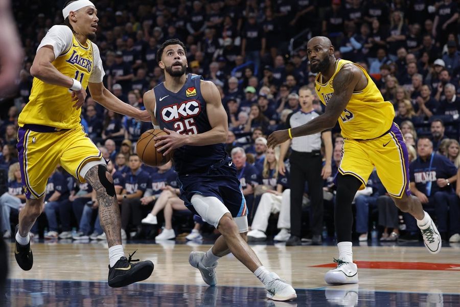 NBA: Los Angeles Lakers at Oklahoma City Thunder