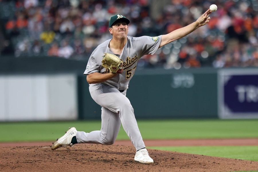 MLB: Athletics at Baltimore Orioles