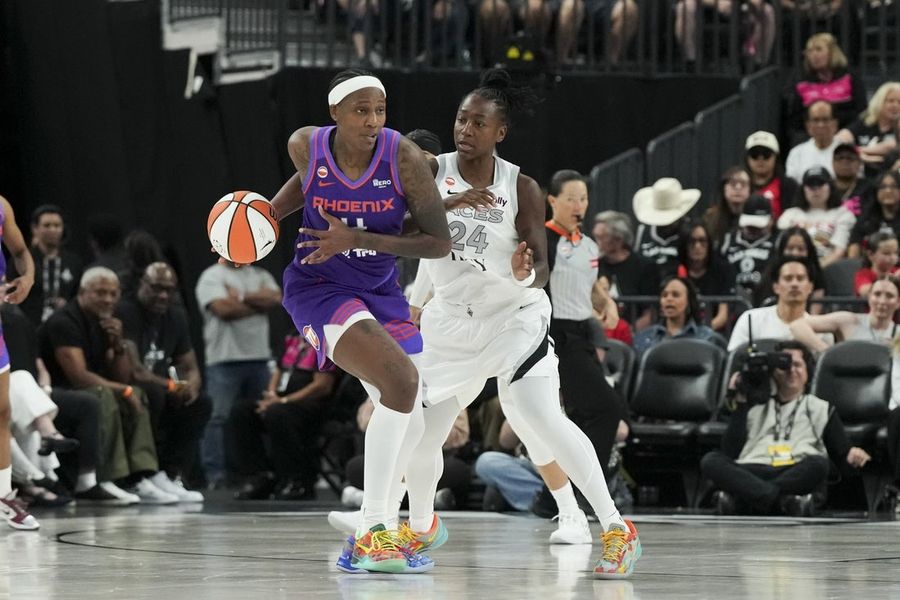 WNBA: Phoenix Mercury at Las Vegas Aces