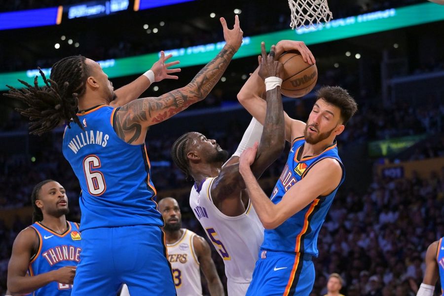 NBA: Playoffs-Oklahoma City Thunder at Los Angeles Lakers