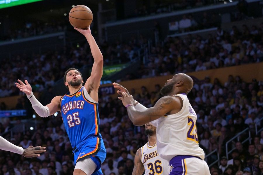 NBA: Playoffs-Oklahoma City Thunder at Los Angeles Lakers