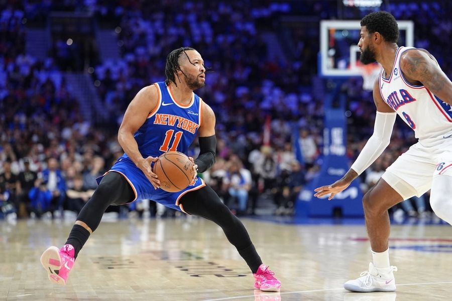 NBA: Playoffs-New York Knicks at Philadelphia 76ers
