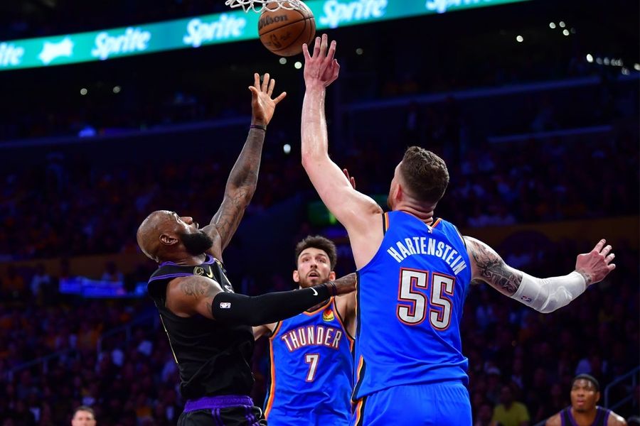 Shai Gilgeous-Alexander, Thunder eke out sweep-sealing win over Lakers