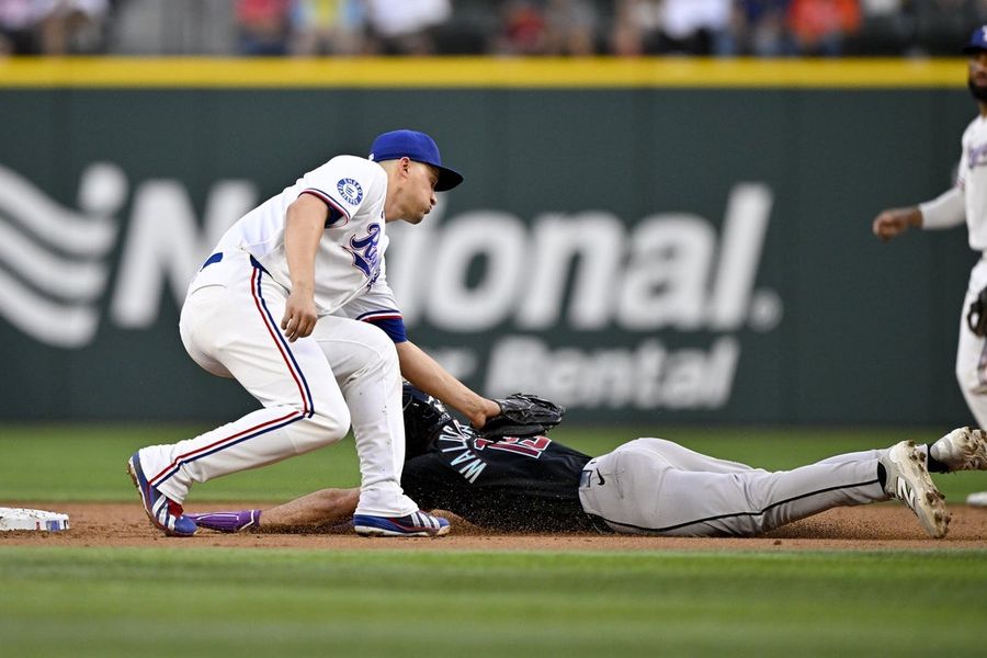 MLB: Arizona Diamondbacks at Texas Rangers