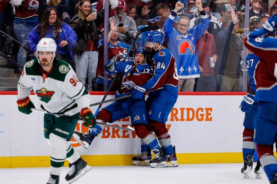Avalanche erase 3-0 deficit in Game 5, eliminate Wild in OT