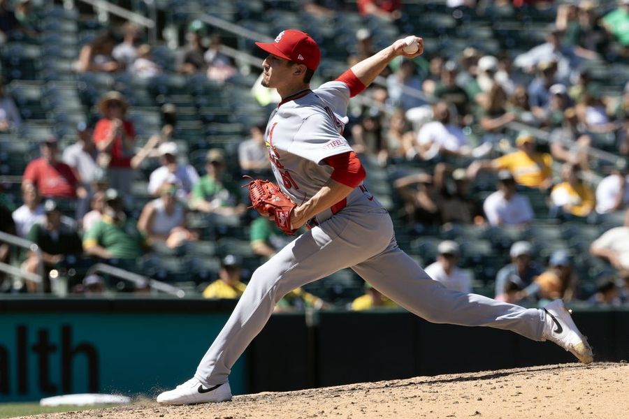 MLB: St. Louis Cardinals at Athletics