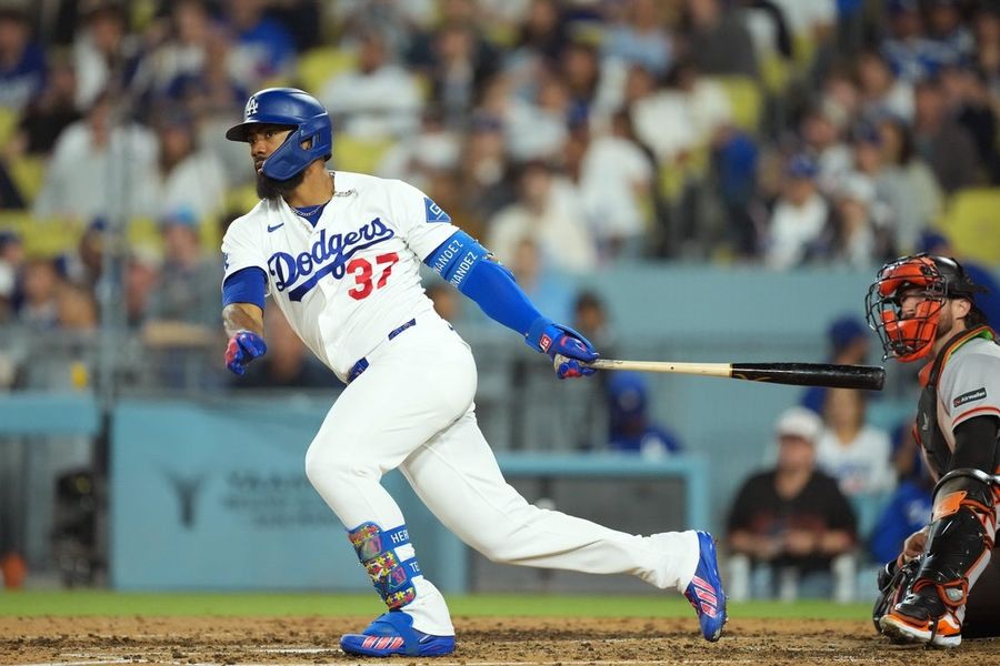 MLB: San Francisco Giants at Los Angeles Dodgers
