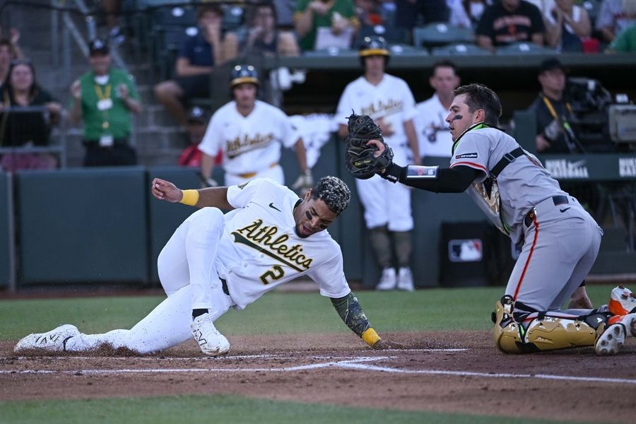 MLB: San Francisco Giants at Athletics
