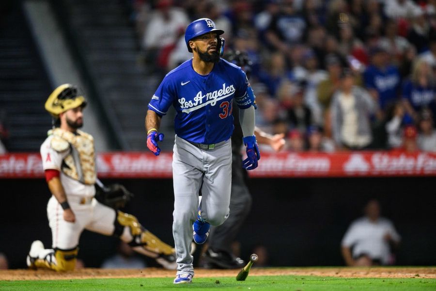 MLB: Los Angeles Dodgers at Los Angeles Angels