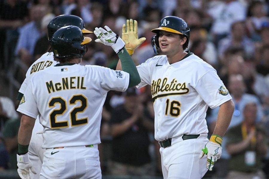MLB: San Francisco Giants at Athletics