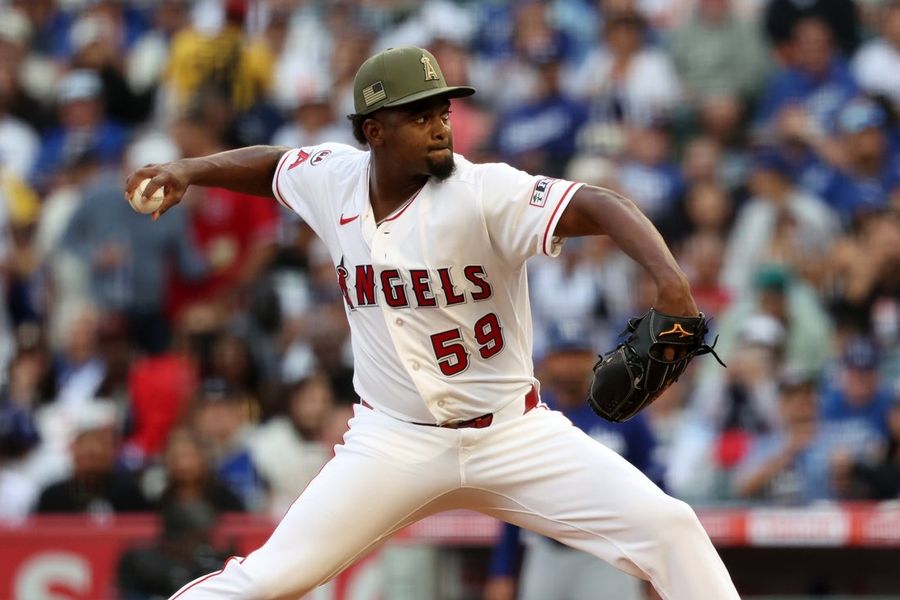 MLB: Los Angeles Dodgers at Los Angeles Angels