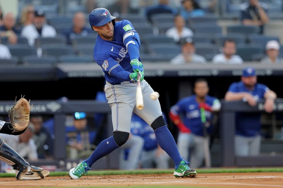 Deadspin | Blasts by Cody Bellinger, Jazz Chisholm Jr. help Yankees top Jays May 18, 2026; Bronx, New York, USA; Toronto Blue Jays designated hitter George Springer (4) hits a single against the New York Yankees during the first inning at Yankee Stadium. Mandatory Credit: Brad Penner-Imagn Images Jazz Chisholm Jr. hit a tiebreaking two-run homer with two outs in the seventh inning and David Bednar retired Vladimir Guerrero Jr. with two on in the ninth to secure the save as the host New York Yankees rallied and hung on for a 7-6 victory over the Toronto Blue Jays. Chisholm produced his fourth straight multi-hit game and snapped a 5-5 tie by poking a 2-1 splitter from Yariel Rodriguez off the middle of the left field foul pole. Chisholm’s 339-foot opposite field drive occurred after Cody Bellinger hit a tying two-run homer off the top of the right-center-field fence that landed into the Yankees’ bullpen two batters earlier. The homers by Chisholm and Bellinger helped the Yankees win for the third time in 10 games on a night when they faced a pair of two-run deficits. The four-run seventh preceded a wobbly ninth by Bednar, who allowed a tying three-run homer to Tyrone Taylor in the Yankees’ Sunday loss to the Mets. Bednar allowed an RBI double to Jesus Sanchez but struck out George Springer after falling behind 3-0 and got Guerrero to ground out on a full count for his 11th save in 13 chances. New York’s Paul Goldschmidt hit a leadoff home run and added a tying double in the fourth. J.C. Escarra lifted a sacrifice fly, and Aaron Judge singled ahead of Bellinger’s homer. Ernie Clement and Springer homered off Ryan Weathers for the Blue Jays, who lost for the ninth time in 14 games and were unable to produce their third three-game winning streak of the season. Clement gave the Blue Jays a 3-1 lead when he reached for Weathers’ 0-2 pitch that hovered over the plate in the fourth. Springer snapped a 3-3 tie in the fourth by lifting a 2-1 fastball into the visiting bullpen in left field. Weathers allowed five runs on seven hits in 5 1/3 innings. The left-hander struck out seven, walked none and was one strike away from getting out of the fourth before Clement connected. Paul Blackburn (2-1) followed with 1 2/3 scoreless innings. New York’s Fernando Cruz struck out Daulton Varsho with a runner on in the eighth before Bednar’s escape act. Toronto’s Patrick Corbin allowed three runs on six hits in four innings. He fanned three and walked three. –Field Level Media #Deadspin #Blasts #Cody #Bellinger #Jazz #Chisholm #Yankees #top #Jays Deadspin | Blasts by Cody Bellinger, Jazz Chisholm Jr. help Yankees top Jays May 18, 2026; Bronx, New York, USA; Toronto Blue Jays designated hitter George Springer (4) hits a single against the New York Yankees during the first inning at Yankee Stadium. Mandatory Credit: Brad Penner-Imagn Images Jazz Chisholm Jr. hit a tiebreaking two-run homer with two outs in the seventh inning and David Bednar retired Vladimir Guerrero Jr. with two on in the ninth to secure the save as the host New York Yankees rallied and hung on for a 7-6 victory over the Toronto Blue Jays. Chisholm produced his fourth straight multi-hit game and snapped a 5-5 tie by poking a 2-1 splitter from Yariel Rodriguez off the middle of the left field foul pole. Chisholm’s 339-foot opposite field drive occurred after Cody Bellinger hit a tying two-run homer off the top of the right-center-field fence that landed into the Yankees’ bullpen two batters earlier. The homers by Chisholm and Bellinger helped the Yankees win for the third time in 10 games on a night when they faced a pair of two-run deficits. The four-run seventh preceded a wobbly ninth by Bednar, who allowed a tying three-run homer to Tyrone Taylor in the Yankees’ Sunday loss to the Mets. Bednar allowed an RBI double to Jesus Sanchez but struck out George Springer after falling behind 3-0 and got Guerrero to ground out on a full count for his 11th save in 13 chances. New York’s Paul Goldschmidt hit a leadoff home run and added a tying double in the fourth. J.C. Escarra lifted a sacrifice fly, and Aaron Judge singled ahead of Bellinger’s homer. Ernie Clement and Springer homered off Ryan Weathers for the Blue Jays, who lost for the ninth time in 14 games and were unable to produce their third three-game winning streak of the season. Clement gave the Blue Jays a 3-1 lead when he reached for Weathers’ 0-2 pitch that hovered over the plate in the fourth. Springer snapped a 3-3 tie in the fourth by lifting a 2-1 fastball into the visiting bullpen in left field. Weathers allowed five runs on seven hits in 5 1/3 innings. The left-hander struck out seven, walked none and was one strike away from getting out of the fourth before Clement connected. Paul Blackburn (2-1) followed with 1 2/3 scoreless innings. New York’s Fernando Cruz struck out Daulton Varsho with a runner on in the eighth before Bednar’s escape act. Toronto’s Patrick Corbin allowed three runs on six hits in four innings. He fanned three and walked three. –Field Level Media #Deadspin #Blasts #Cody #Bellinger #Jazz #Chisholm #Yankees #top #Jays