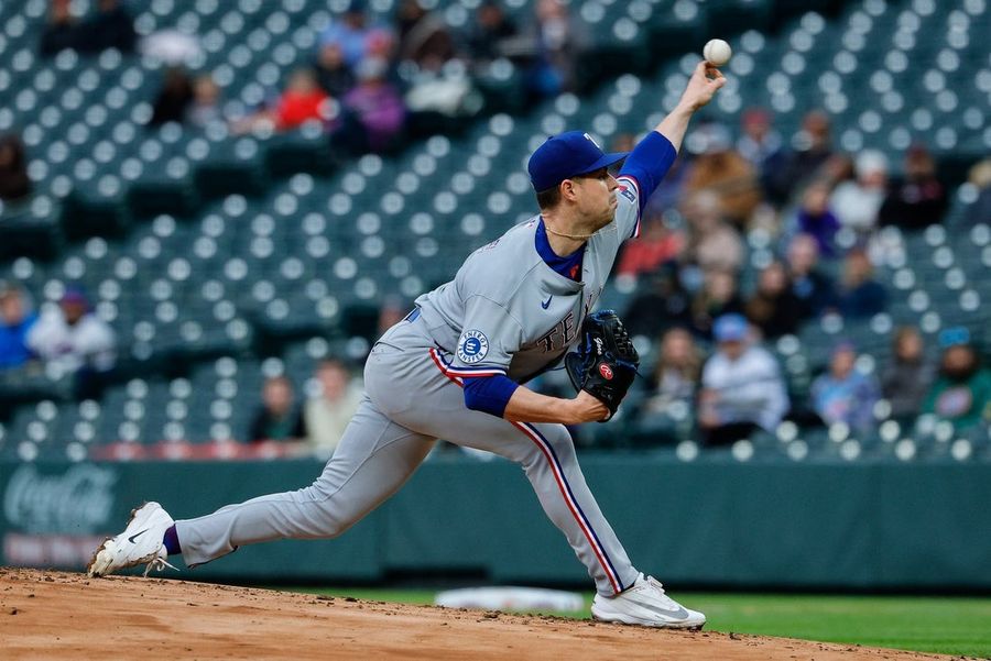 MLB: Texas Rangers at Colorado Rockies