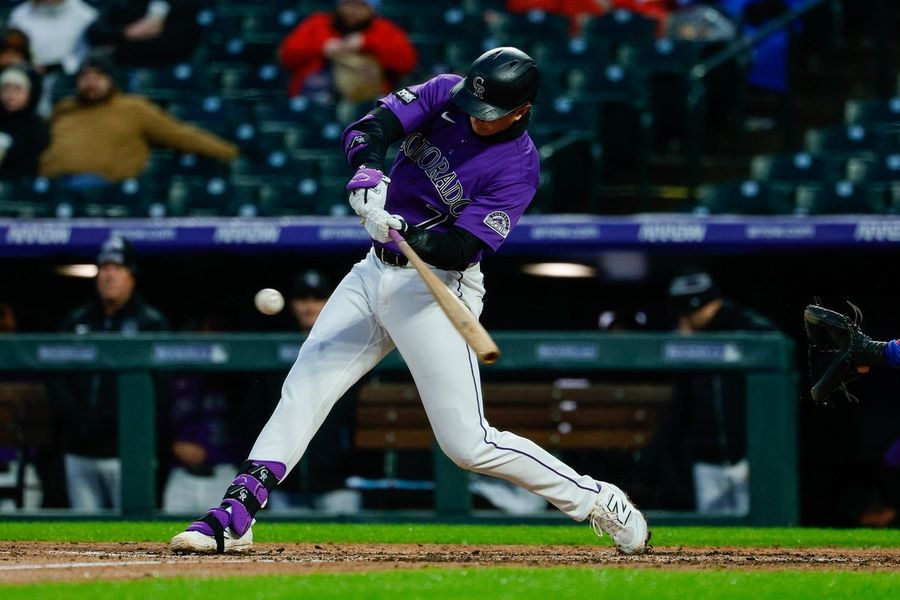 MLB: Texas Rangers at Colorado Rockies