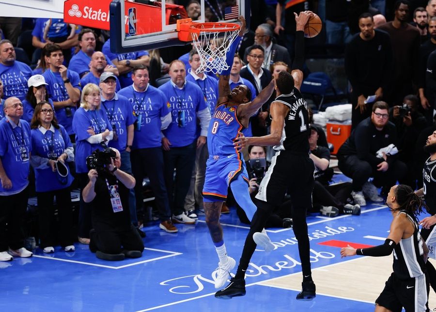 NBA: Playoffs-San Antonio Spurs at Oklahoma City Thunder