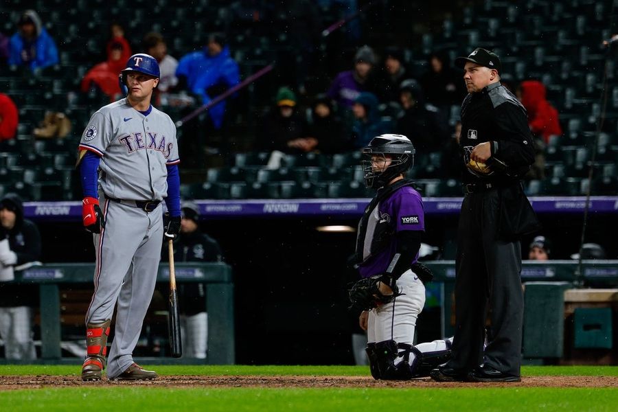 MLB: Texas Rangers at Colorado Rockies