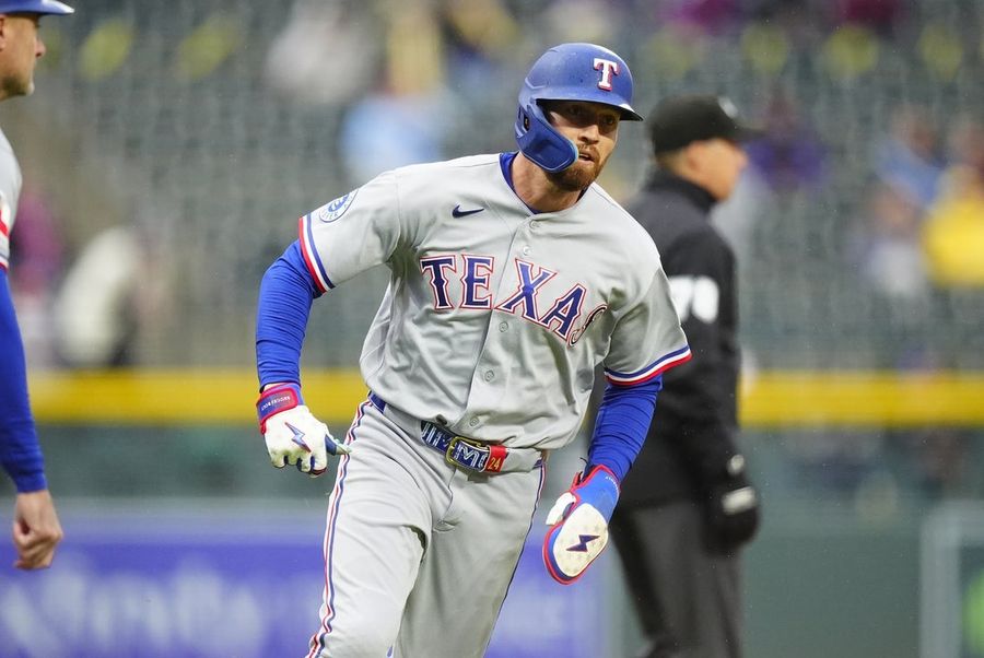 MLB: Texas Rangers at Colorado Rockies