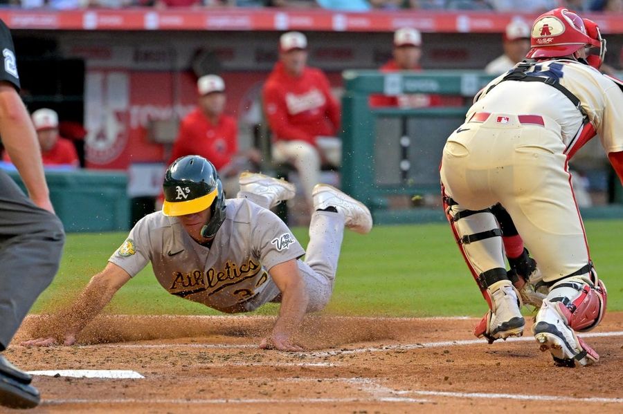 MLB: Athletics at Los Angeles Angels