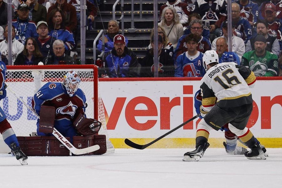 NHL: Stanley Cup Playoffs-Vegas Golden Knights at Colorado Avalanche