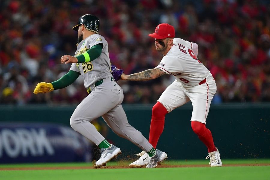 MLB: Athletics at Los Angeles Angels