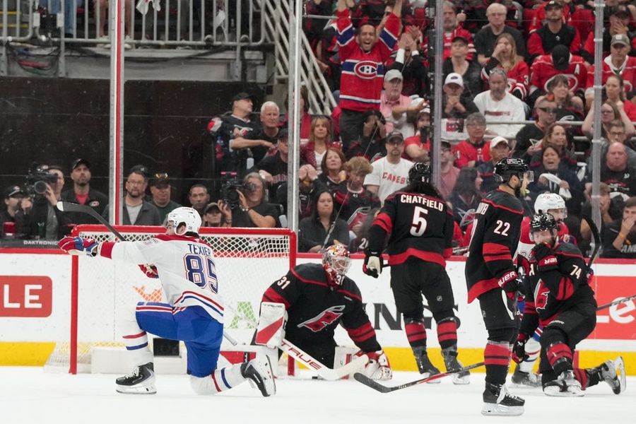 NHL: Stanley Cup Playoffs-Montreal Canadiens at Carolina Hurricanes