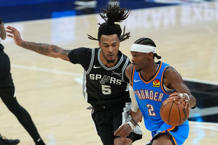 NBA: Playoffs-Oklahoma City Thunder at San Antonio Spurs