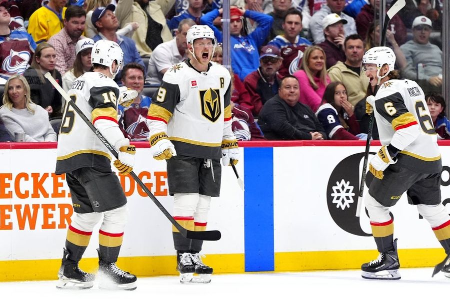 NHL: Stanley Cup Playoffs-Vegas Golden Knights at Colorado Avalanche